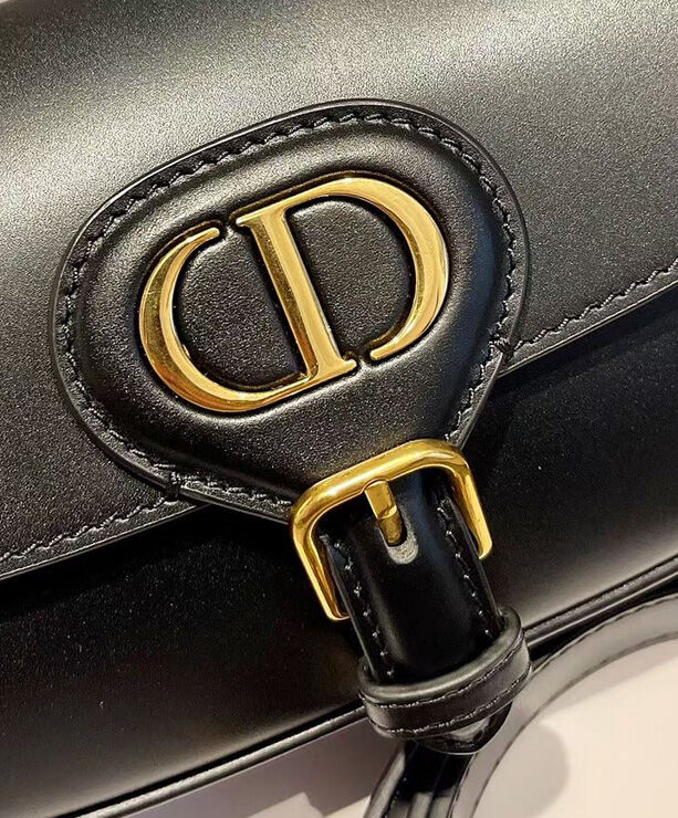 Christian Dior Bobby East west Leather Bag Black